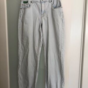 Empyre Wide Leg Low Rise Light Blue Jeans Size 8